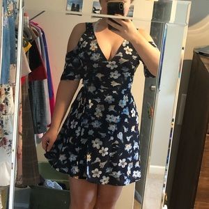 Blue Wrap Dress